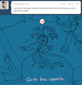 Rating: Explicit Score: 0 Tags: alternate_species animal_genitalia ask_blog balls bed big_breasts breasts clothing collar e621 english_text equid equine eyes_closed feathered_wings feathers female feral fluttershy_(mlp) friendship_is_magic fully_sheathed furniture genitals group hair hasbro heart_symbol herm herm_feral human humanized intersex intersex_feral long_hair mammal megasweet my_little_pony mythological_creature mythological_equine mythology on_bed pegasus pillow pinkie_pie_(mlp) quadruped rainbow_dash_(mlp) sheath sleeping tail teats text tongue tongue_out tumblr user_avatar vulva wings User: bunchy7s Rating: Explicit Score: 0 Tags: alternate_species animal_genitalia ask_blog balls bed big_breasts breasts clothing collar e621 english_text equid equine eyes_closed feathered_wings feathers female feral fluttershy_(mlp) friendship_is_magic fully_sheathed furniture genitals group hair hasbro heart_symbol herm herm_feral human humanized intersex intersex_feral long_hair mammal megasweet my_little_pony mythological_creature mythological_equine mythology on_bed pegasus pillow pinkie_pie_(mlp) quadruped rainbow_dash_(mlp) sheath sleeping tail teats text tongue tongue_out tumblr user_avatar vulva wings User: bunchy7s