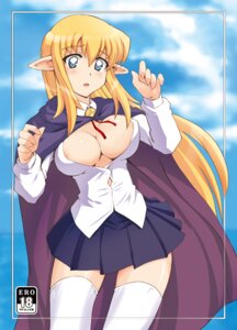Rating: Questionable Score: 0 Tags: areola blonde_hair blue_eyes blush breasts cape cleavage clothing elf female large_breasts long_hair miniskirt mutsuki_ginji nipple_slip nipples open_clothes open_shirt pointy_ears rule34 school_uniform serafuku shirt skirt stockings thighhighs tiffania_westwood zero_no_tsukaima zettai_ryouiki User: bunchy7s