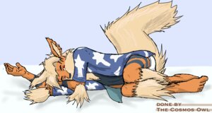 Rating: Safe Score: 0 Tags: 5_toes anthro anthrofied arcanine barefoot biped canid canine clothing e621 feet generation_1_pokemon male mammal nintendo pokemon pokemon_(species) pokemorph shirt solo tail thecosmosowl toes topwear underwear User: bunchy7s