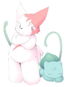 Rating: Safe Score: 0 Tags: ambiguous_gender black_eyes bulbasaur duo e621 eyes_closed feral fur generation_1_pokemon generation_3_pokemon markings nintendo otomi_sekirou pokemon pokemon_(species) red_markings simple_background white_background white_body white_fur zangoose User: bunchy7s