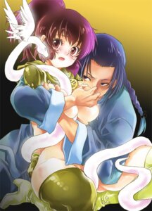 Rating: Explicit Score: 0 Tags: blue_hair blush braid breast_grab breasts brown_hair female psyren rule34 snake suika tear tenjuin_marie tenjuin_shao wings User: bunchy7s