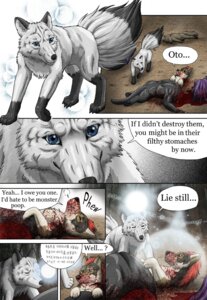Rating: Questionable Score: 0 Tags: blood bodily_fluids canid canine canis comic dershaltie dialogue domestic_dog duo_focus e621 english_text female feral fox fur gore group hiroyuki_setogawa inayori izuna japanese magic male mammal oto quadruped spiritual_stones tail takeru text wolf User: bunchy7s