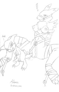 Rating: Explicit Score: 0 Tags: anthro bound canine demon digimon digimon_(species) female fox fur furry imp impmon interspecies male monochrome monster_boy pussy renamon rule34 size_difference sketch tagme tail tail_in_pussy vulva User: bunchy7s