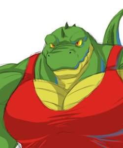 Rating: Safe Score: 0 Tags: 5:6 anthro clothing crocodile crocodilian e621 hi_res looking_at_viewer male muscular muscular_anthro muscular_male pecs pose reptile scales scalie shirt simple_background solo tank_top topwear wani white_background yellow_eyes yongdasom User: bunchy7s