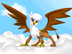 Rating: Safe Score: 0 Tags: 2012 4:3 8-> avian beak brown_body brown_feathers cloud e621 feathered_wings feathers female feral friendship_is_magic gilda_(mlp) gryphon hasbro looking_at_viewer my_little_pony mythological_avian mythological_creature mythology open_mouth outside purple_body purple_feathers sky skyscape solo tail white_body white_feathers wings yellow_eyes User: bunchy7s