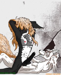 Rating: Explicit Score: 0 Tags: anal anal_penetration anthro anthro_on_anthro aria_coroso balls black_penis bodily_fluids brown_hair canid canine canis cowgirl_position cum duo e621 erection femboy fox from_front_position genital_fluids genitals hair humanoid_genitalia humanoid_penis hybrid incest_(lore) leon_anubis_blackmane long_hair male male/male male_on_bottom male_on_top male_penetrated male_penetrating male_penetrating_male mammal nipples nude on_bottom on_top penetration penis sex straddling tail tiberiumfreek unknown_artist wolf User: bunchy7s
