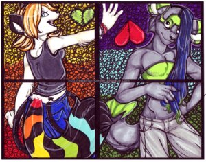 Rating: Safe Score: 0 Tags: abstract_background alternative_fashion anthro blue_eyes bottomwear clothed clothing duo e621 ear_piercing female glamfur hair heart_symbol long_hair looking_at_viewer male mammal moko multicolored_hair open_mouth pants piercing rainbow shirt short_hair simple_background smile sparklefur standing star tail tank_top topless topwear unknown_species zeriara User: bunchy7s Rating: Safe Score: 0 Tags: abstract_background alternative_fashion anthro blue_eyes bottomwear clothed clothing duo e621 ear_piercing female glamfur hair heart_symbol long_hair looking_at_viewer male mammal moko multicolored_hair open_mouth pants piercing rainbow shirt short_hair simple_background smile sparklefur standing star tail tank_top topless topwear unknown_species zeriara User: bunchy7s