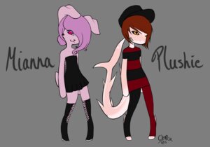Rating: Safe Score: 0 Tags: 2013 :3 alpha_channel alternative_fashion anthro aquatic biped black_clothing black_dress boots brown_hair chiroina clothed clothing digital_media_(artwork) dress duo e621 emo facial_markings female fin fish footwear front_view full-length_portrait fur grin hair hair_bun hat head_markings headgear headwear heart_eyes heart_symbol knee_boots knee_highs laced_boots lacing lagomorph leggings legwear leporid looking_at_viewer mammal markings mianna_(chiroina) orange_eyes pattern_clothing pattern_topwear pink_body pink_eyes pink_skin plushie_(chiroina) portrait purple_hair rabbit shark shirt shoes simple_background smile socks standing stirrup_socks striped_clothing striped_topwear stripes text toeless_footwear toeless_socks topwear transparent_background User: bunchy7s