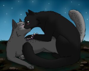 Rating: Questionable Score: 0 Tags: 2011 5:4 ambiguous/ambiguous ambiguous_feral ambiguous_gender ashfur_(thunderclan) black_body black_fur blue_sclera blue_sky blush collar detailed_background digital_drawing_(artwork) digital_media_(artwork) dirt domestic_cat duo e621 felid feline felis feral feral_on_feral freckles fur grass grey_body grey_fur hug kissing korcika male_(lore) mammal night outside pink_blush plant rock romantic romantic_ambiance romantic_couple scourge_(warriors) shaded sky soft_shading spiked_collar spikes star starry_sky tail warriors_(book_series) User: bunchy7s