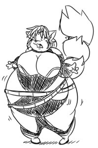 Rating: Questionable Score: 0 Tags: anthro breasts canid canine e621 female fox fur hair inflation krystal_(star_fox) mammal monochrome nintendo solo star_fox tail unknown_artist User: bunchy7s