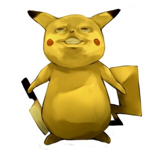 Rating: Safe Score: 0 Tags: 1:1 cleaver_(weapon) creepy e621 featureless_hands feral fur generation_1_pokemon holding_cleaver jingiruu low_res male mammal melee_weapon nintendo pikachu pokemon pokemon_(species) rodent simple_background solo tail weapon what yellow_body yellow_fur User: bunchy7s