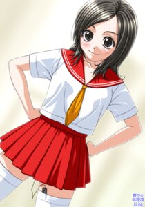 Rating: Questionable Score: 0 Tags: black_hair blush clothed_masturbation clothing discreet_vibrator female ki-ke masturbation public_vibrator rule34 school_uniform serafuku smile stockings thighhighs vibrator vibrator_in_thighhighs User: bunchy7s