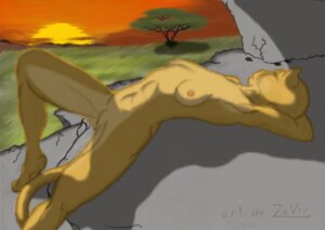 Rating: Explicit Score: 0 Tags: 2012 anthro biped breasts cave detailed_background e621 felid female fur genitals hand_behind_head lion lying mammal nature nipples nude on_back outside pantherine plant pose savanna side_view sky small_breasts solo spread_legs spreading sunset tail tree vulva yellow_body yellow_fur zat_virgil zavir User: bunchy7s