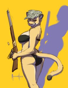 Rating: Safe Score: 0 Tags: 2013 anthro bikini breasts camo clothed clothing cougar digital_media_(artwork) e621 felid feline female gun hat headgear headwear hi_res holding_gun holding_object holding_ranged_weapon holding_weapon looking_back mammal meesh ranged_weapon rifle side_boob skimpy solo swimwear tail tight_clothing two-piece_swimsuit under_boob weapon User: bunchy7s Rating: Safe Score: 0 Tags: 2013 anthro bikini breasts camo clothed clothing cougar digital_media_(artwork) e621 felid feline female gun hat headgear headwear hi_res holding_gun holding_object holding_ranged_weapon holding_weapon looking_back mammal meesh ranged_weapon rifle side_boob skimpy solo swimwear tail tight_clothing two-piece_swimsuit under_boob weapon User: bunchy7s