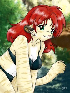 Rating: Safe Score: 0 Tags: anthro bikini bra breasts clothed clothing e621 felid female floppy_ears green_eyes hair likemaniac likemaniac_(character) mammal pantherine panties red_hair skimpy solo stripes swimwear tail tiger tight_clothing two-piece_swimsuit underwear User: bunchy7s