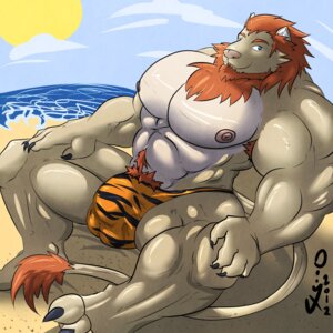 Rating: Explicit Score: 0 Tags: 1:1 2012 abs anthro armpit_hair balls_outline beach biceps big_muscles biped blue_eyes body_hair bulge chest_tuft chieftain claws clothed clothing cloud detailed_background detailed_bulge doomix e621 felid fur genital_outline hi_res lion looking_at_viewer lying male mammal mane muscular muscular_anthro muscular_male nipples outside pantherine paws pecs pose pubes sand sea seaside sidern_brethencourt skimpy sky smile solo speedo spread_legs spreading sun swimwear tail tail_tuft topless tuft water User: bunchy7s
