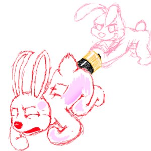 Rating: Explicit Score: 0 Tags: 1:1 ambiguous_gender anal anal_penetration battery duo duracell duracell_bunny e621 improvised_dildo improvised_sex_toy jackrlupus_(artist) lagomorph leporid mammal object_in_ass penetration rabbit ridiculous_fit sex sex_toy sketch toying_partner User: bunchy7s
