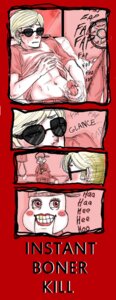 Rating: Explicit Score: 0 Tags: 1boy artist_request blonde_hair blush comic dave_strider fan hat homestuck lamp laughing lil'_cal male masturbation ms_paint_adventures muscular necklace penis puppet red_eyes rule34 shirt_lift short_hair solo sunglasses sweat text white_skin User: bunchy7s