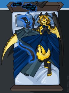 Rating: Questionable Score: 0 Tags: after_sex amber_williams anthro bat_wings bed blush canid canine cubi_(race) dan_and_mab's_furry_adventures duo e621 female fi_(dmfa) furniture glowing head_wings keaton_(sunblink) looking_at_viewer lying mammal membrane_(anatomy) membranous_wings pillow project_future size_difference tail unusual_wing_placement warp-aci_(dmfa) wings User: bunchy7s