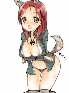 Rating: Explicit Score: 0 Tags: animal_ears areola areolae blush breast_hold breasts cleavage clothing crossed_arms female large_breasts leaning_forward minna-dietlinde_wilcke navel open_mouth panties red_eyes red_hair rule34 strike_witches striker_unit striker_units tail underwear wolf_ears world_witches_series User: bunchy7s Rating: Explicit Score: 0 Tags: animal_ears areola areolae blush breast_hold breasts cleavage clothing crossed_arms female large_breasts leaning_forward minna-dietlinde_wilcke navel open_mouth panties red_eyes red_hair rule34 strike_witches striker_unit striker_units tail underwear wolf_ears world_witches_series User: bunchy7s