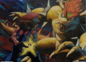 Rating: Safe Score: 0 Tags: anthro bowser collar detailed duo e621 grandfathered_content horn human koopa male mammal mario mario_bros nintendo scalie shell simple_background source_request spikes star starman_(mario) tail toony unknown_artist User: bunchy7s