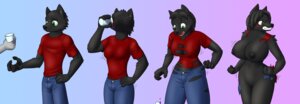 Rating: Questionable Score: 0 Tags: 2013 absurd_res angry anthro base_one_layout basic_sequence big_breasts blush breast_growth breasts canid canine canis clothed clothing concession digital_media_(artwork) duo e621 ear_piercing eyebrow_piercing facial_piercing female four_frame_image four_frame_sequence fully_clothed gender_transformation green_eyes growth hi_res joel_calley linear_sequence male mammal mtf_transformation nipples nude nx-42 one_row_layout piercing portrait sequence simple_background solo_focus surprised three-quarter_portrait torn_clothing transformation transformation_sequence wolf User: bunchy7s