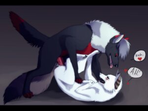 Rating: Explicit Score: 0 Tags: &acirc;&trade;&yen; blush canine dialogue female feral heart iluq leaning letterboxed lying male missionary_position multicolored_body on_back pussy rehve rule34 simple_background size_difference vaginal_penetration white_hair wolf User: bunchy7s