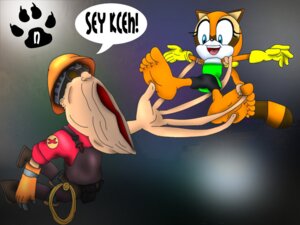 Rating: Questionable Score: 0 Tags: 4:3 anthro armor duo e621 engineer_(team_fortress_2) eyewear female goggles headgear helmet human humanoid male mammal marine_the_raccoon meme monster monstrous_humanoid procyonid raccoon reversed_speech sega sonic_the_hedgehog_(series) team_fortress_2 unknown_artist vagineer valve valve_corporation what what_has_science_done where_is_your_god_now why User: bunchy7s