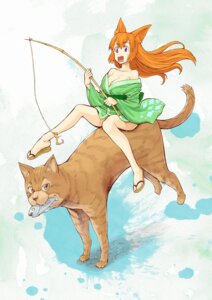 Rating: Safe Score: 0 Tags: all_fours ambiguous_gender animal_humanoid aquatic asian_clothing big_breasts breasts cat_humanoid clothing domestic_cat duo e621 east_asian_clothing felid felid_humanoid feline feline_humanoid felis female feral fish fishing_rod footwear hair hi_res humanoid japanese_clothing kimono kusomiso looking_at_viewer mackerel_tabby mammal mammal_humanoid orange_hair riding sandals shoes sitting straddling tabby_cat tail User: bunchy7s