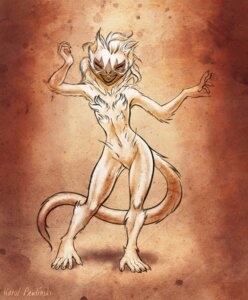 Rating: Questionable Score: 0 Tags: amber_eyes anthro biped black_sclera chest_tuft dancing e621 eyes_closed feet female fur hair karol_pawlinski lemur mammal nude prehensile_feet primate sifaka silky_sifaka sketch smile solo standing strepsirrhine tail toes tuft white_body white_fur white_hair User: bunchy7s