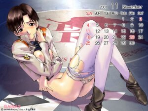 Rating: Explicit Score: 0 Tags: 1girls 2001 blush breasts brown_hair calendar_(medium) clothing female female_only gainax human light-skinned_female light_skin looking_at_viewer maya_ibuki medium_breasts neon_genesis_evangelion nerv nipples panties pantyhose rule34 short_hair smooth_skin solo uniform wide_hips User: bunchy7s