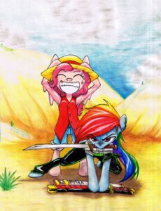 Rating: Safe Score: 0 Tags: 2013 blue_body blue_fur bodily_fluids clothing cloud crossover duo e621 earth_pony equid equine eyes_closed female friendship_is_magic fur grin hair hasbro hat headgear headwear hi_res horse kzksm mammal melee_weapon multicolored_hair my_little_pony one_piece outside parody pink_body pink_fur pink_hair pinkie_pie_(mlp) pony purple_eyes rainbow_dash_(mlp) rainbow_hair sand sky smile sweat sword weapon User: bunchy7s Rating: Safe Score: 0 Tags: 2013 blue_body blue_fur bodily_fluids clothing cloud crossover duo e621 earth_pony equid equine eyes_closed female friendship_is_magic fur grin hair hasbro hat headgear headwear hi_res horse kzksm mammal melee_weapon multicolored_hair my_little_pony one_piece outside parody pink_body pink_fur pink_hair pinkie_pie_(mlp) pony purple_eyes rainbow_dash_(mlp) rainbow_hair sand sky smile sweat sword weapon User: bunchy7s