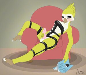 Rating: Explicit Score: 0 Tags: 2013 anthro avian avian_(starbound) balls beak blush breasts chucklefish e621 erection fallcrest genitals gynomorph hi_res humanoid_genitalia humanoid_penis intersex latex limebreaker looking_at_viewer masturbation non-mammal_breasts penile penile_masturbation penis solo starbound User: bunchy7s