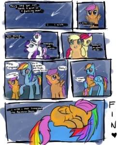 Rating: Safe Score: 0 Tags: adopted_(lore) adoptive_sibling_(lore) adoptive_sister_(lore) adoptive_sisters_(lore) apple_bloom_(mlp) applejack_(mlp) astronomy autumnalone blue_body blue_feathers blue_fur comic cutie_mark cutie_mark_crusaders_(mlp) dialogue digital_media_(artwork) duo_focus e621 earth_pony english_text equid equine eyes_closed feathered_wings feathers feels female feral friendship_is_magic fur group hair hasbro heart_symbol hero_worship high_place horn horse kindness mammal meteor_shower multicolored_hair multicolored_tail my_little_pony mythological_creature mythological_equine mythology night open_mouth orange_body orange_feathers pegasus pony purple_hair rainbow_dash_(mlp) rainbow_hair rainbow_tail rarity_(mlp) red_hair scootaloo_(mlp) shooting_star sibling_(lore) sister_(lore) sisters_(lore) sky star starry_sky sweetie_belle_(mlp) tail text unicorn wings young young_feral User: bunchy7s
