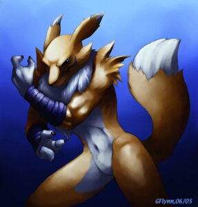 Rating: Safe Score: 0 Tags: 2005 anthro arm_wraps athletic athletic_anthro athletic_male bandage bandai_namco biceps black_sclera blue_eyes canid canine digimon digimon_(species) dipstick_tail e621 featureless_crotch fur gradient_background hand_wraps male mammal markings multicolored_body multicolored_fur navel renamon simple_background snoot_(artist) solo tail tail_markings two_tone_body two_tone_fur white_body white_fur wraps yellow_body yellow_fur User: bunchy7s