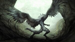 Rating: Safe Score: 0 Tags: 16:9 canid canine canis cave e621 fangs feathered_wings feathers hi_res looking_back male mammal naomi_chen nude solo spread_wings tail teeth tempest_omega wallpaper widescreen wings wolf User: bunchy7s