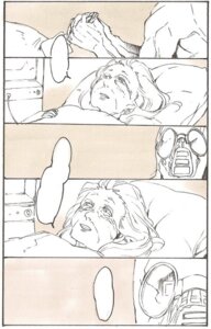 Rating: Safe Score: 0 Tags: bed black_and_white comic e621 female furniture hospital human male mammal mask medical monochrome monster near_death oikawa_uso patient User: bunchy7s