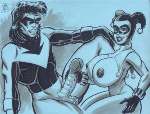 Rating: Explicit Score: 0 Tags: 1boy 1girls balls batman_(series) big_breasts big_penis black_gloves bottomless_male breasts dc dc_comics dick_grayson drawn female giant_breasts gloved_handjob gloves hand_on_penis handjob handjob_with_gloves harley_quinn harley_quinn_(classic) hero holding_penis huge_breasts huge_cock male monochrome nightwing nipples nude nude_female penis rob_durham rule34 straight superhero supervillainess tagme testicles touching_penis villain villainess User: bunchy7s