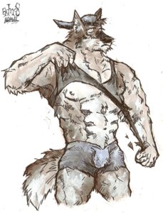 Rating: Safe Score: 0 Tags: 5_fingers abs anthro aokamidu backwards_baseball_cap backwards_hat baseball_cap biped bottomwear brown_body brown_fur canid canine canis clothed clothing clothing_lift colored_sketch e621 eyes_closed fingers fur hat headgear headwear male mammal muscular muscular_anthro muscular_male portrait shirt shirt_lift shorts simple_background sketch solo standing tail three-quarter_portrait topwear torn_clothing undressing white_background white_body white_fur wolf User: bunchy7s