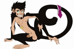 Rating: Explicit Score: 0 Tags: 5_fingers 5_toes anthro atelid balls biped black_body black_fur black_hair bran_(mitarashi) clothing dragondrawer e621 ear_piercing erection feet fingers fur genitals grin hair haplorhine humanoid_genitalia humanoid_penis jewelry light_body light_skin long_tail male mammal monkey navel necklace new_world_monkey nipples nude penis piercing prehensile_feet primate simple_background skinny smile solo spider_monkey tail teeth toes underwear white_background User: bunchy7s