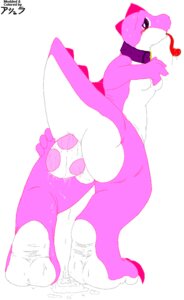 Rating: Explicit Score: 0 Tags: animal_genitalia blush bodily_fluids breasts cloaca dinosaur e621 egg female genital_fluids genitals japanese_text long_tongue mario_bros nintendo non-mammal_breasts oviposition pink_body pink_yoshi prehistoric_species raised_tail reptile scalie simple_background solo tail text thick_tail third-party_edit tongue tongue_out translation_request unknown_artist vaginal_fluids white_background yoshi yoshi_egg User: bunchy7s