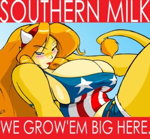 Rating: Safe Score: 0 Tags: anthro big_breasts blush bovid bovine breasts cattle clothed clothing e621 english_text female huge_breasts mammal midriff shonuff skimpy solo tail text User: bunchy7s