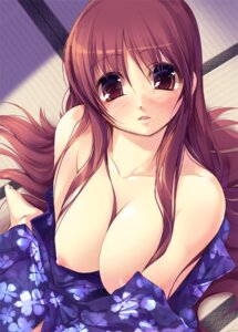 Rating: Explicit Score: 0 Tags: breasts bust female huge_breasts japanese_clothes kimono kirishima_satoshi long_hair nipples open_clothes open_shirt original rule34 shirt topless yukata User: bunchy7s