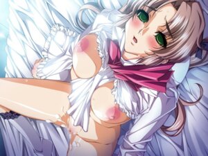 Rating: Explicit Score: 0 Tags: after_sex bed blush bottomless broken_rape_victim brown_hair censored cum dutch_angle empty_eyes female game_cg garters green_eyes kneehighs kuroishi_ringo long_hair lying nipples on_back open_mouth oppai rule34 ryoujoku_guerilla_kari_3 sandy_gregor solo spread_legs sweat tear User: bunchy7s