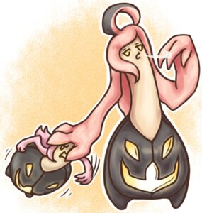 Rating: Safe Score: 0 Tags: angry blowing duo e621 elemental_creature female flora_fauna generation_6_pokemon gourgeist hair_hand humor nintendo not_furry plant pokemon pokemon_(species) prehensile_hair size_difference unknown_artist yellow_eyes User: bunchy7s