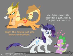 Rating: Safe Score: 0 Tags: absurd_res alpha_channel alternate_species applejack_(mlp) blood-asp0123 book claws clothing cowboy_hat cutie_mark dragon e621 earth_pony english_text equid equine female feral flirting friendship_is_magic group hasbro hat headgear headwear heart_symbol hi_res horn horse love mammal my_little_pony mythological_creature mythological_scalie mythology pony rarity_(mlp) ring scalie simple_background spike_(mlp) tail text transformation transparent_background wings User: bunchy7s