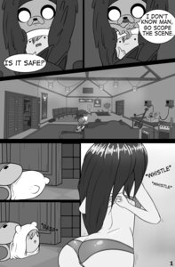 Rating: Questionable Score: 0 Tags: adventure_time backpack bathroom bedroom bra brother_(lore) brothers_(lore) butt canid canine canis cartoon_network clothing comic cubby_chambers dialogue domestic_dog e621 english_text female finn_the_human greyscale hair hat headgear headwear hi_res human humanoid jake_the_dog male mammal marceline_abadeer monochrome panties sibling_(lore) sneaking text underwear vampire User: bunchy7s