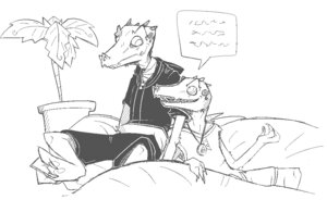 Rating: Safe Score: 0 Tags: abstract_text anthro black_and_white black_clothing clothing duo e621 eye_contact gibberish jewelry keebles kobold looking_at_another male monochrome pendant plant plant_pot potted_plant reptile scalie sitting text unsigned User: bunchy7s Rating: Safe Score: 0 Tags: abstract_text anthro black_and_white black_clothing clothing duo e621 eye_contact gibberish jewelry keebles kobold looking_at_another male monochrome pendant plant plant_pot potted_plant reptile scalie sitting text unsigned User: bunchy7s