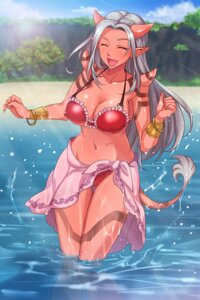 Rating: Questionable Score: 0 Tags: 2:3 :d armlet asian_mythology beach big_breasts bikini bra bracelet breasts cleavage clothed clothing cloud demon detailed_background dragon_quest dragon_quest_x e621 east_asian_mythology eyes_closed female hair happy hi_res horn humanoid humanoid_pointy_ears japanese_mythology jewelry lens_flare light mythology navel nemunoya not_furry ogre_(dragon_quest_x) oni open_mouth outside partially_submerged plant pointy_ears red_body red_skin sand sea seaside sky smile solo square_enix sunlight swimwear tattoo tree two-piece_swimsuit underwear water white_hair yokai User: bunchy7s
