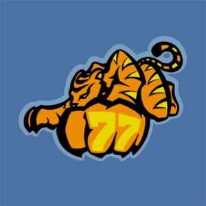 Rating: Safe Score: 0 Tags: 1:1 all_fours blue_background claws e621 felid fist flat_colors fur insignia low_res male mammal military nude orange_body orange_fur outline pantherine pseudo_manitou simple_background solo stripes tail tiger yellow_body yellow_fur User: bunchy7s
